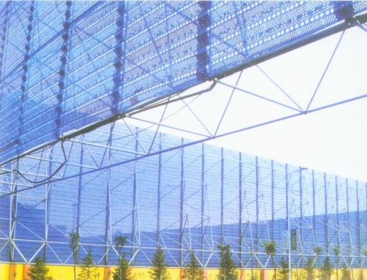 霍林郭勒环保扫风墙网架工程